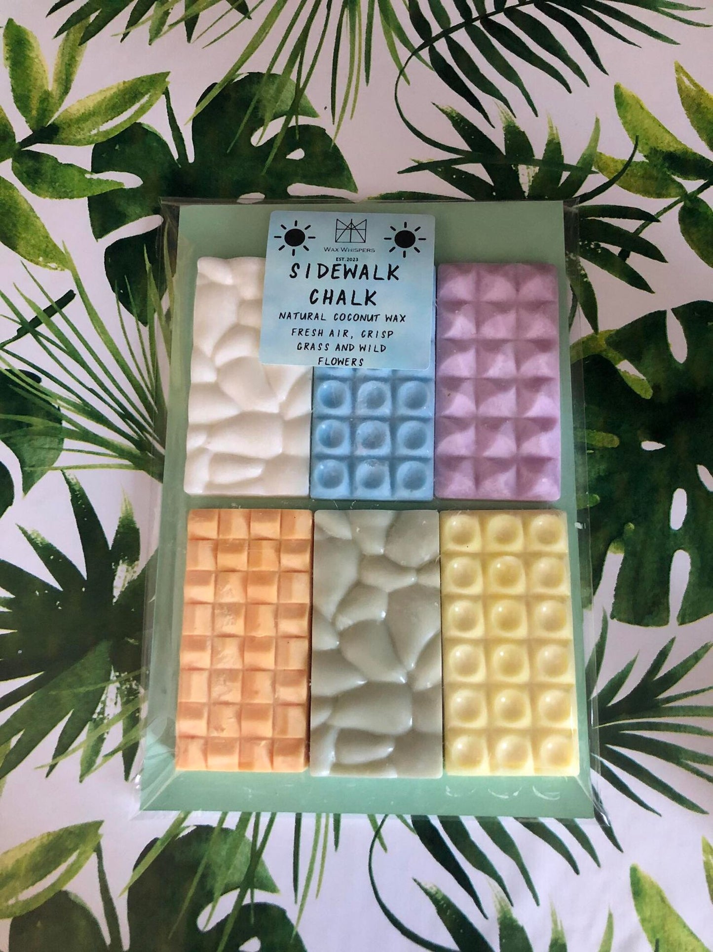 Sidewalk Chalk Mini Bar Wax Melts